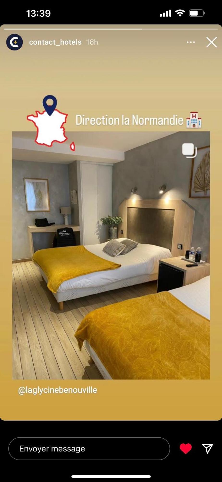 La Glycine Hotel, Spa Et Bien-Etre Бенувиль Экстерьер фото